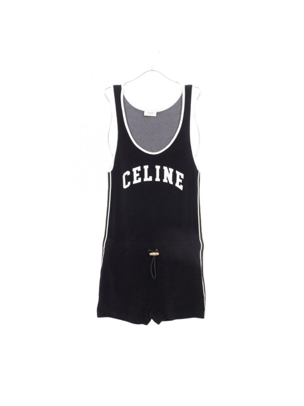 Celine Overalls Logo Embroidery Pile Cotton